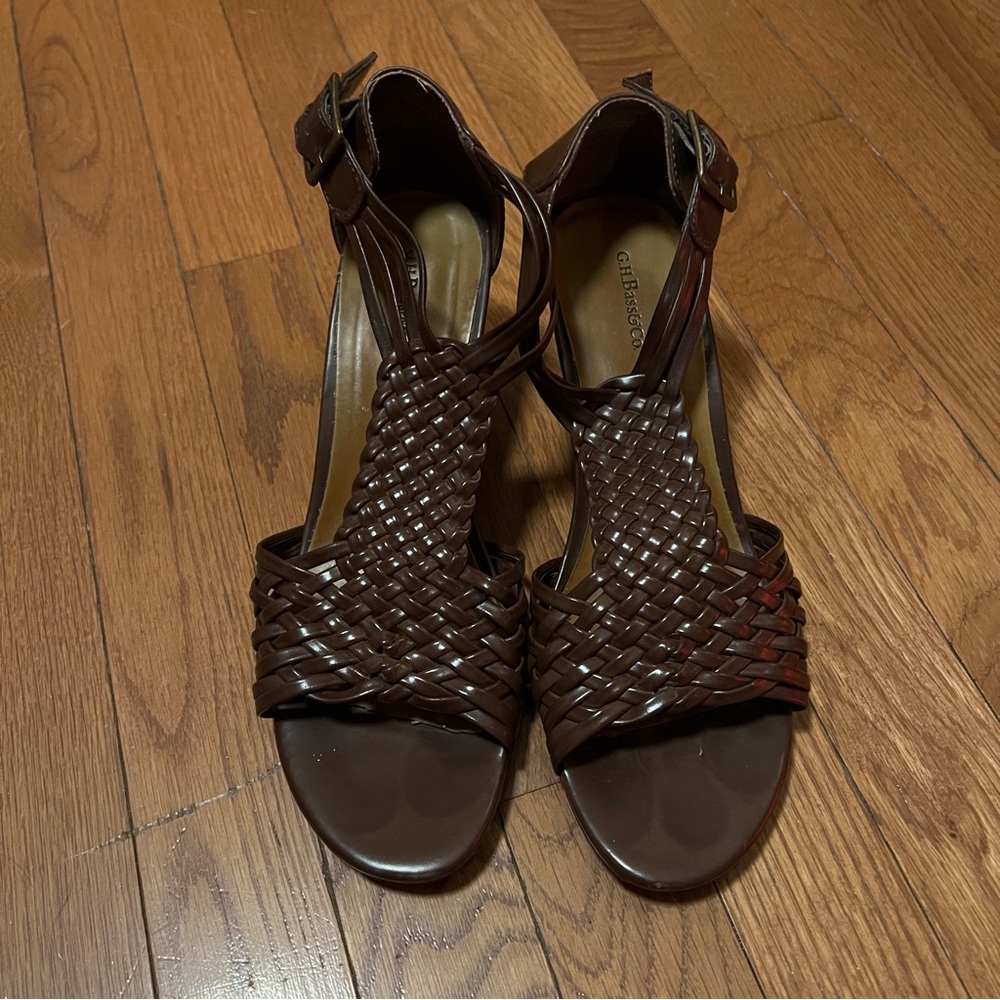 G.H. Bass & Co Braided Wedge Sandal - Picture 2 of 8